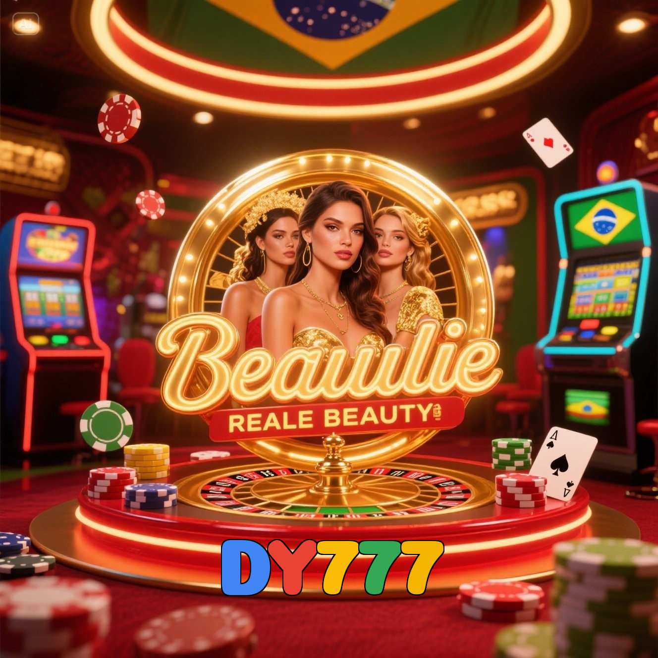 DY777：Jogue slots, aposte no futebol e conquiste vitórias épicas no cassino!